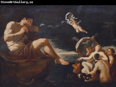 Johann Carl Loth Galatea mit ihren Begleiterinnen vor Polyphem